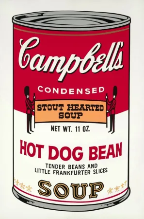 Сериграфия Warhol - Campbell's Soup: Hot Dog Bean