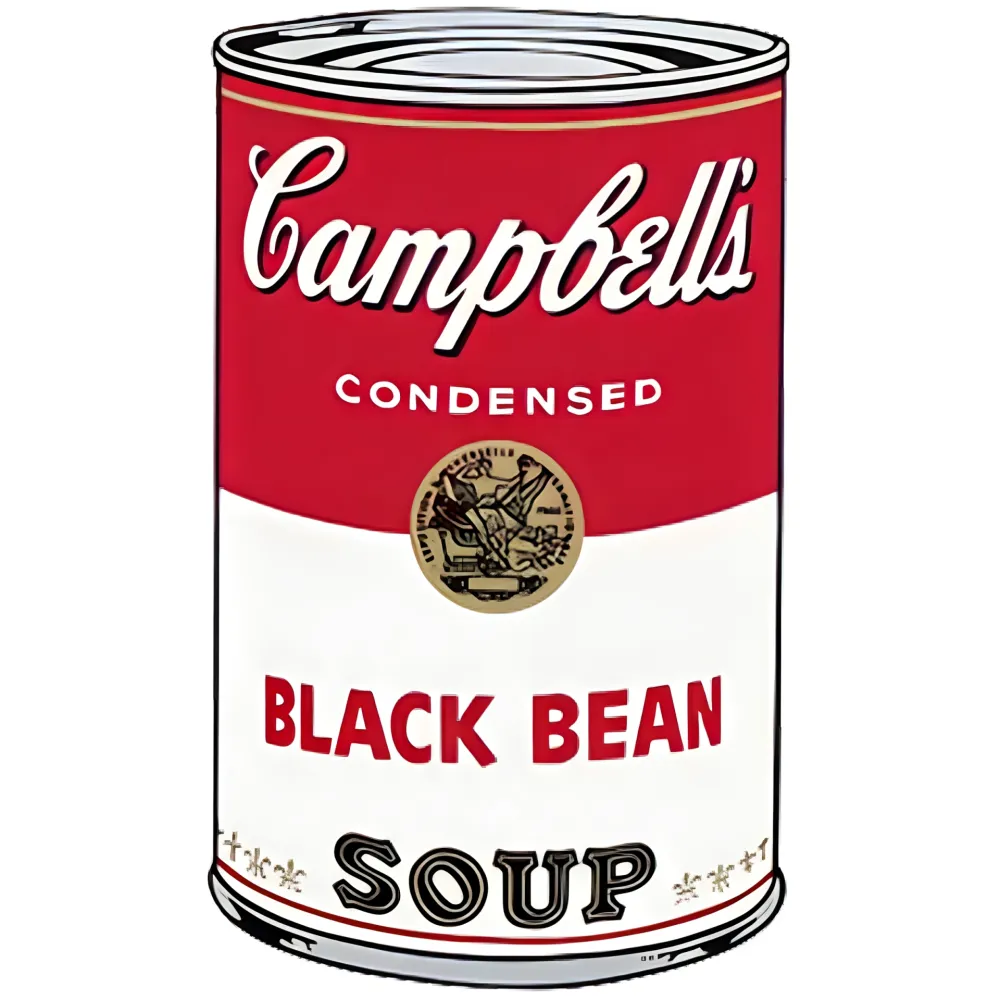 Сериграфия Warhol - Campbell's Soup I: Black Bean (FS II.44)