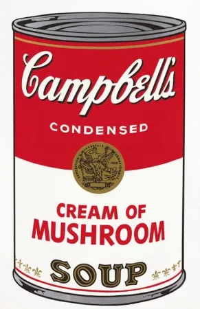 Сериграфия Warhol - Campbell's Soup I: Cream of Mushroom by Andy Warhol