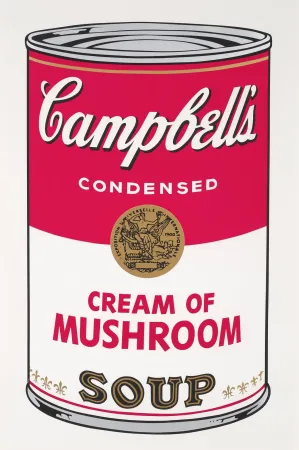 Сериграфия Warhol - Campbell’s Soup I: Cream of Mushrooms