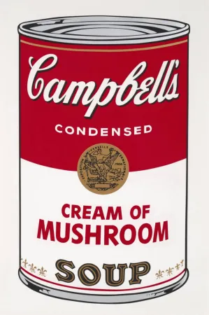 Сериграфия Warhol - Campbell’s Soup I: Cream of Mushrooms