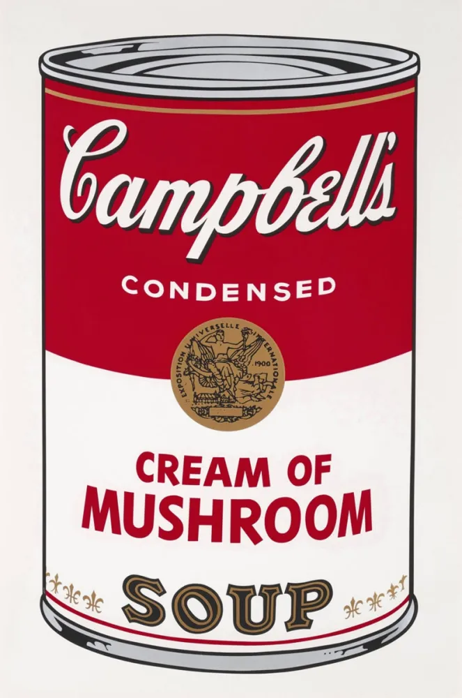 Сериграфия Warhol - Campbell’s Soup I: Cream of Mushrooms