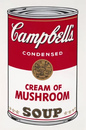 Сериграфия Warhol - Campbell’s Soup I: Cream of Mushrooms