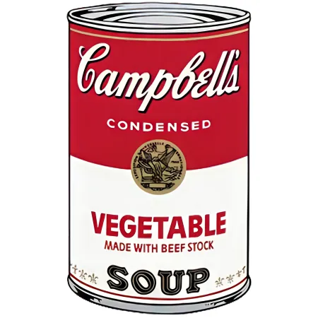 Сериграфия Warhol - Campbell's Soup I: Vegetable (FS II.48)