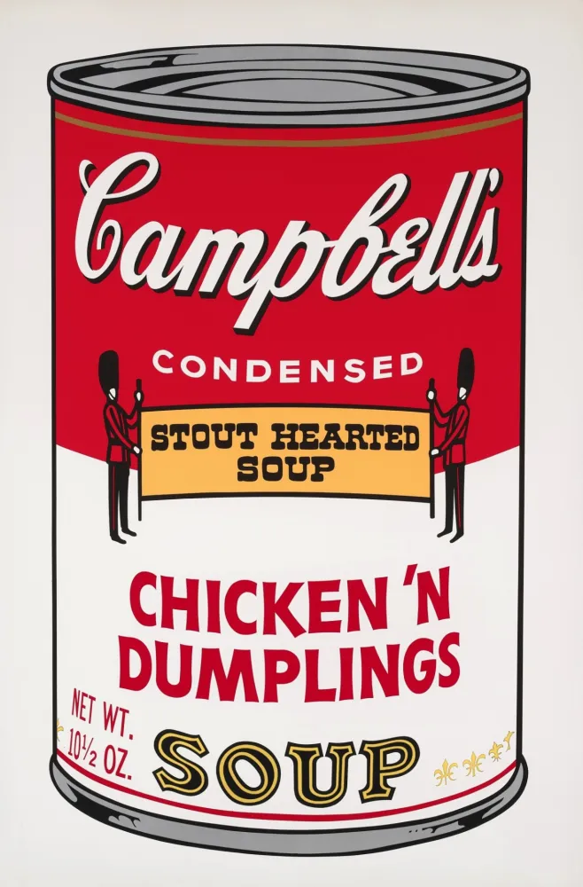 Сериграфия Warhol - Campbells Soup II: Chicken N Dumplings (FS II.58)