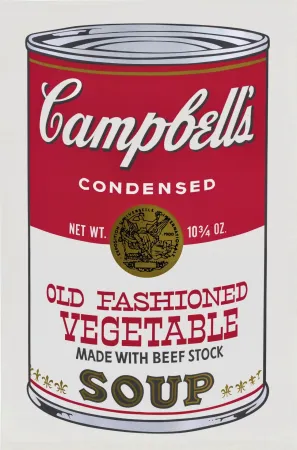 Сериграфия Warhol - Campbell's Soup II: Old Fashioned Vegetable