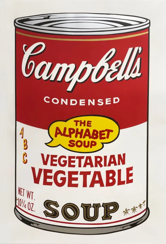 Сериграфия Warhol - Campbell's Soup II: Vegetarian Vegetable