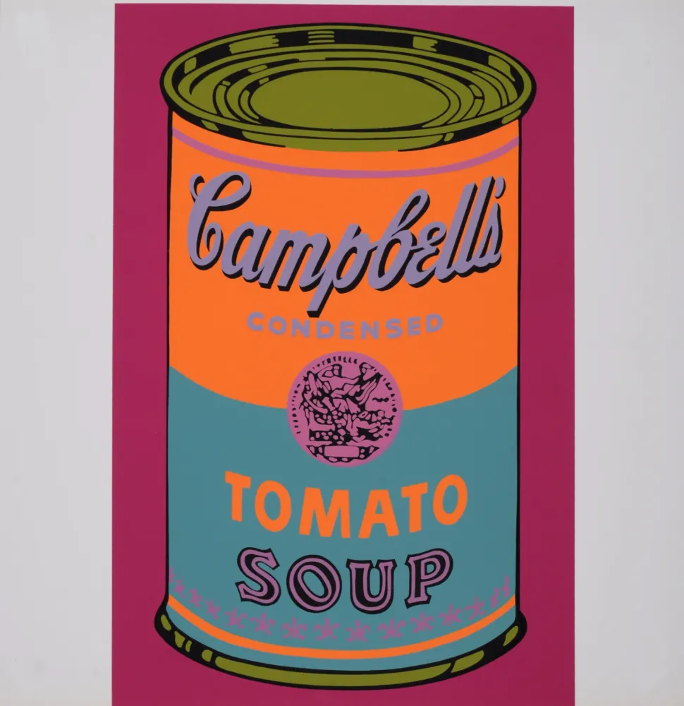 Сериграфия Warhol - Campbell's Tomato Soup, 1968 - Scarce Banner edition!