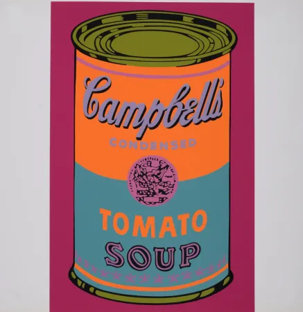 Сериграфия Warhol - Campbell's Tomato Soup, 1968 - Scarce Banner edition!