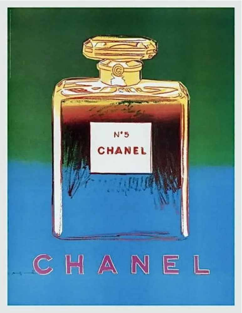 Афиша Warhol - Chanel (bleue et jaune ) ,1997