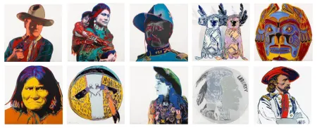 Нет Никаких Технических Warhol - Cowboys and Indians Complete Portfolio (FS II.377 - FS II.386)