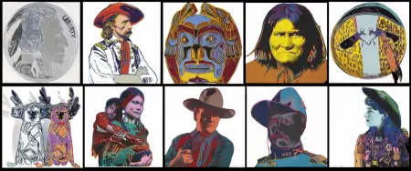 Сериграфия Warhol - Cowboys and Indians Complete Portfolio (FS II.377 - FS II.386)