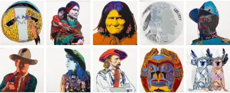 Сериграфия Warhol - Cowboys and Indians Complete Portfolio (FS II.377 - FS II.386) by Andy Warhol