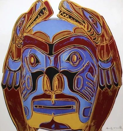 Сериграфия Warhol - Cowboys and Indians: Northwest Coast Mask, II.380
