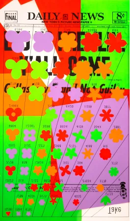 Сериграфия Warhol - Daily News - LBJ to Kremlin – Y'all Come