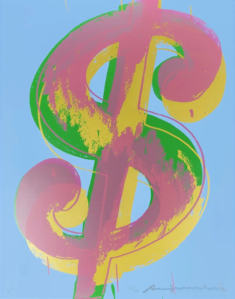 Сериграфия Warhol - Dollar Sign (1) 277
