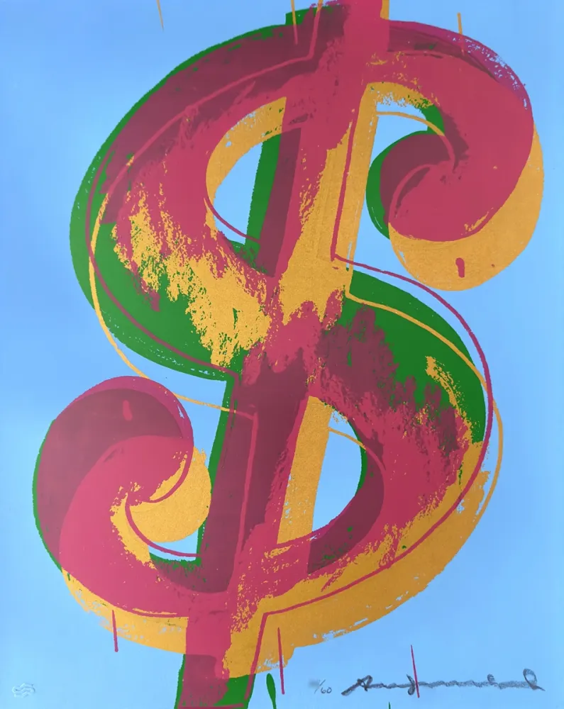 Сериграфия Warhol - Dollar Sign (1) 277