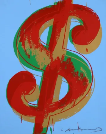 Сериграфия Warhol - Dollar Sign 277