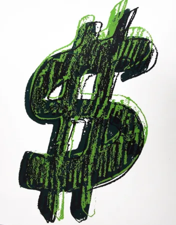 Сериграфия Warhol - Dollar Sign, Green (FS II.278)
