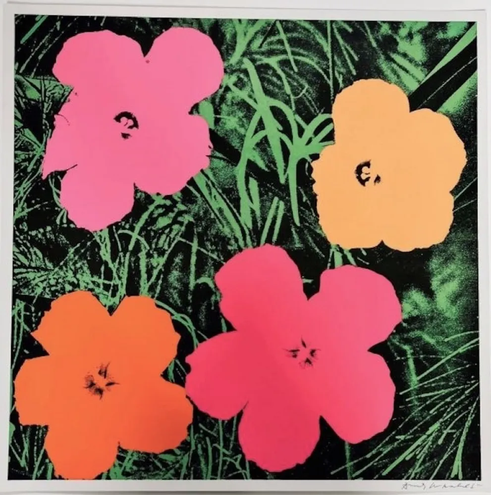 Литография Warhol - Flowers