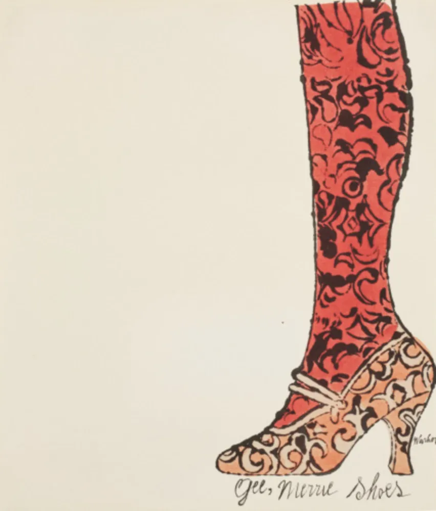 Многоэкземплярное Произведение Warhol - Gee, Merrie Shoes