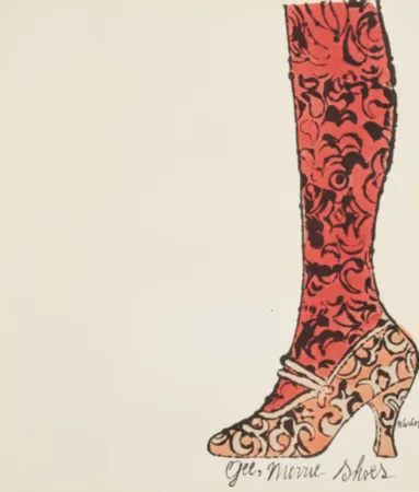 Многоэкземплярное Произведение Warhol - Gee, Merrie Shoes