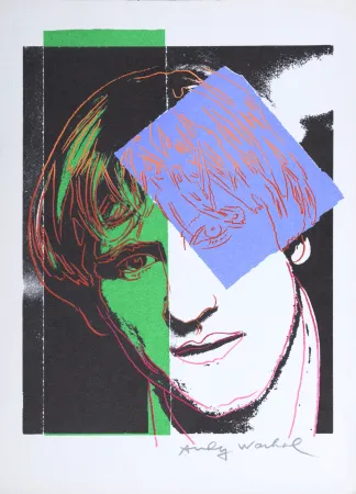 Сериграфия Warhol - Gérard Depardieu, 1986