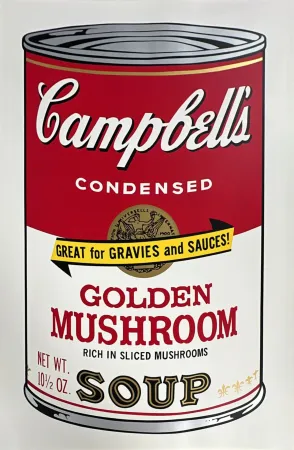 Сериграфия Warhol - Golden Mushroom (from Campbell's Soup II)