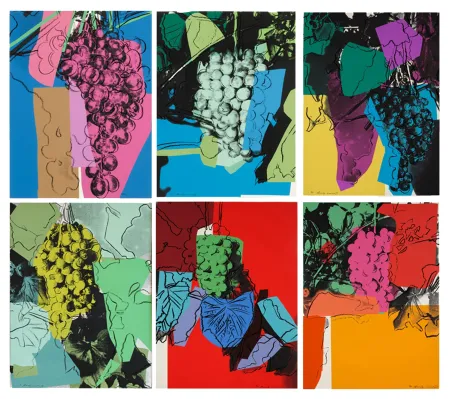 Сериграфия Warhol - Grapes Complete Portfolio