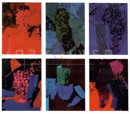 Сериграфия Warhol - Grapes Complete Portfolio