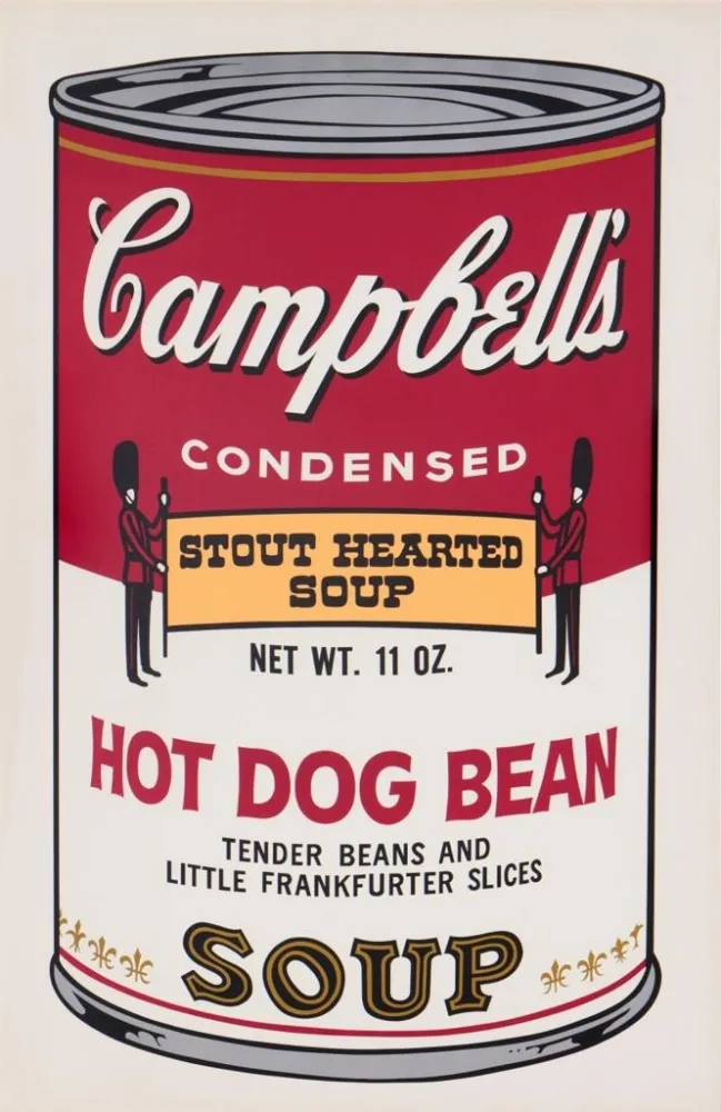 Сериграфия Warhol - Hot Dog Bean, II.59 from the Campbell's Soup II Portfolio