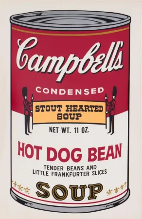 Сериграфия Warhol - Hot Dog Bean, II.59 from the Campbell's Soup II Portfolio