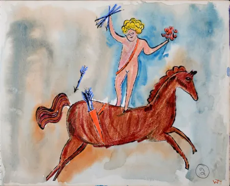 Литография Warhol - In the Bottom of My Garden (G), 1956