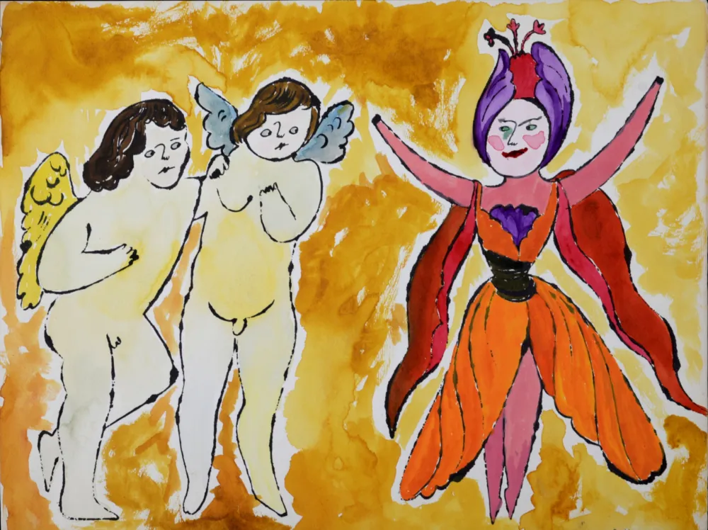 Литография Warhol - In the Bottom of My Garden (I), 1956