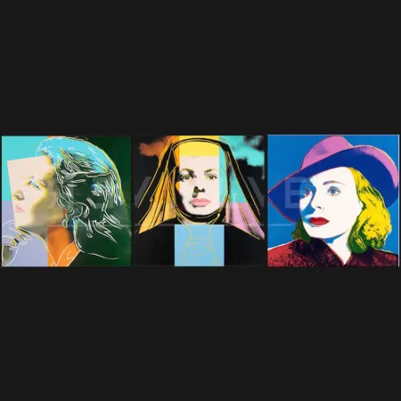 Сериграфия Warhol - Ingrid Bergman Portfolio