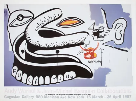 Афиша Warhol - Jean-Michel Basquiat - Fuck You Dentures