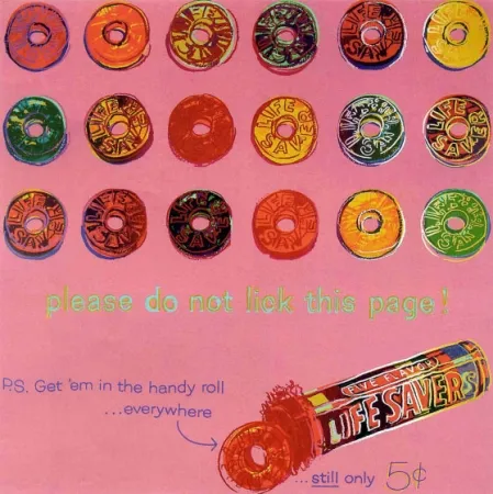 Сериграфия Warhol - Life Savers