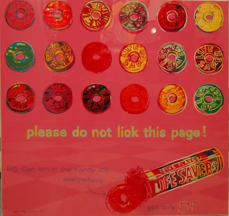 Сериграфия Warhol - Life Savers (FS-II.353)
