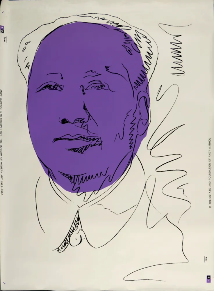 Сериграфия Warhol - Mao, 1989 - Very large!