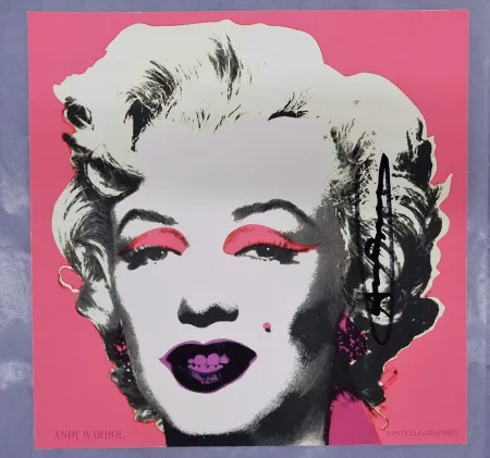 Сериграфия Warhol - Marilyn Invitation 12