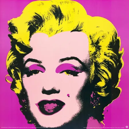 Сериграфия Warhol - Marilyn Monroe poster