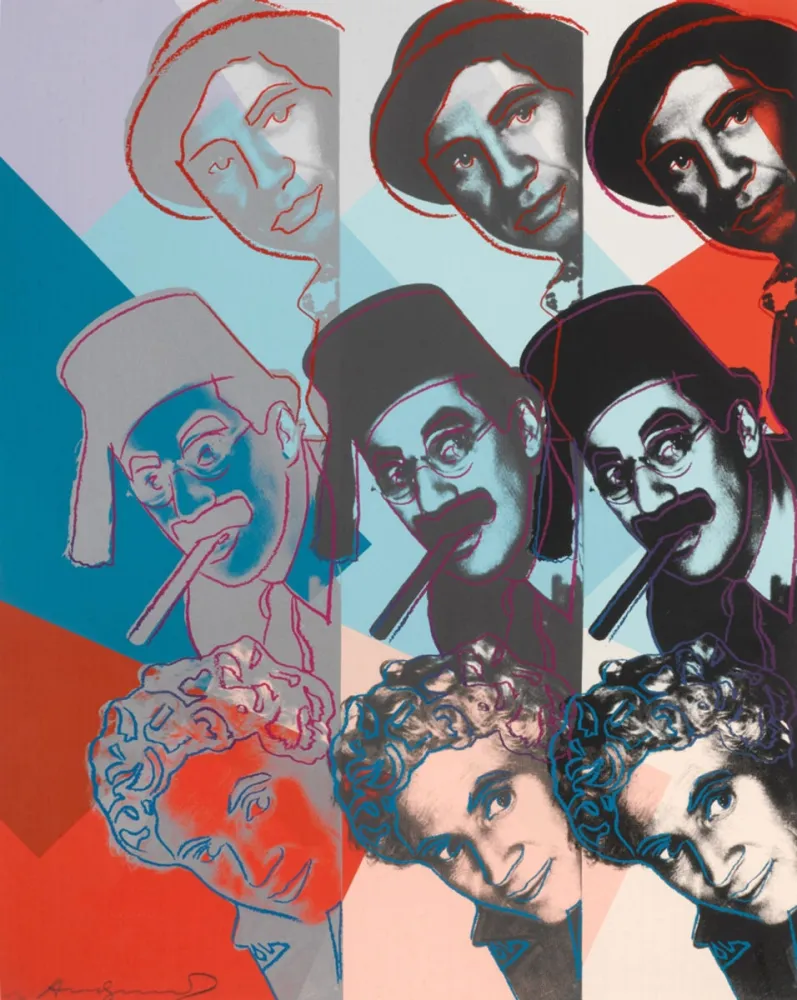 Сериграфия Warhol - Marx Brothers (FS II.232)