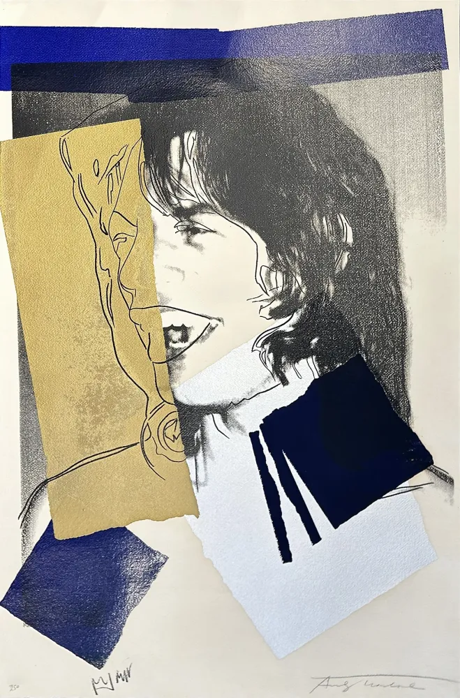 Сериграфия Warhol - Mick Jagger 142