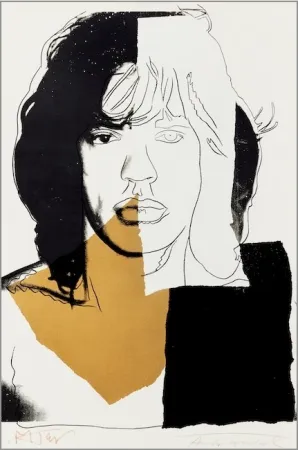 Сериграфия Warhol - Mick Jagger #146