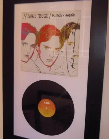 Многоэкземплярное Произведение Warhol - Miguel Bosè. Milano/Madrid