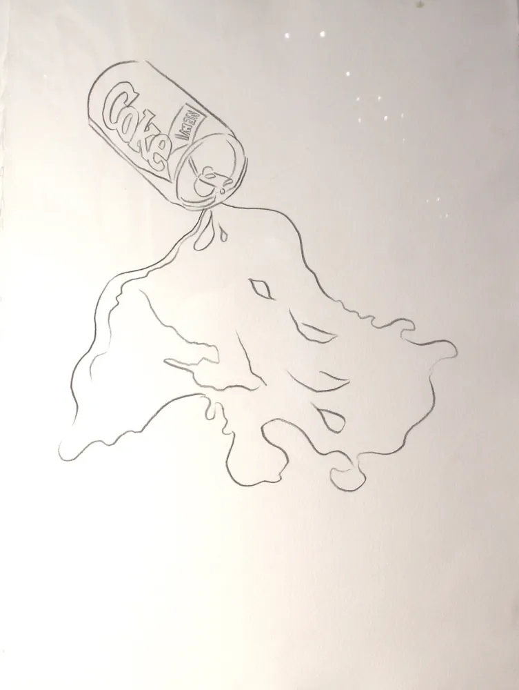 Многоэкземплярное Произведение Warhol - New Coke Drawing 