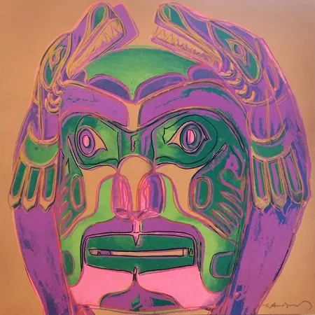Сериграфия Warhol - NORTHWEST COAST MASK FS II.380
