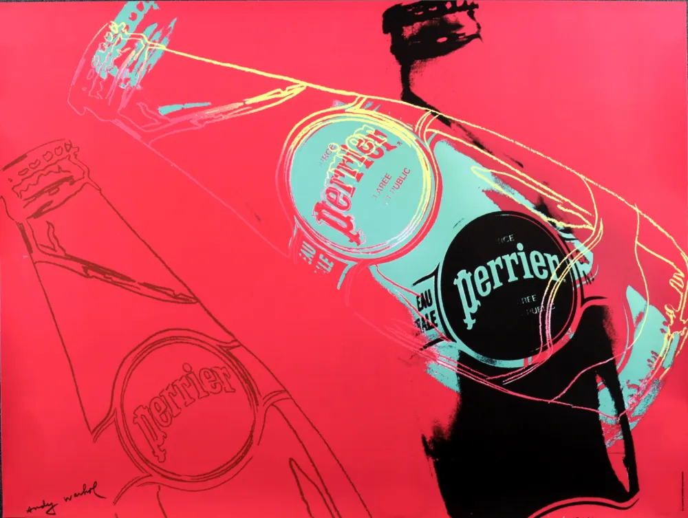 Гашение Warhol - Perrier Pink, 1983