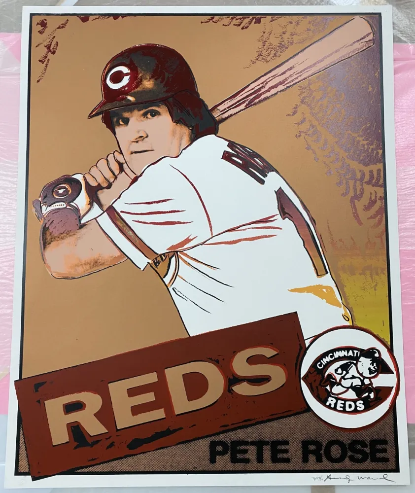 Сериграфия Warhol - Pete Rose Trial Proof
