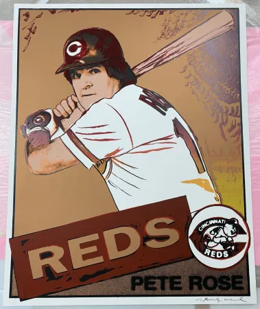 Сериграфия Warhol - Pete Rose Trial Proof